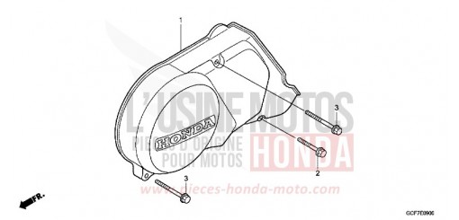 PANNEAU CARTER-MOTEUR G. CRF70FC de 2012